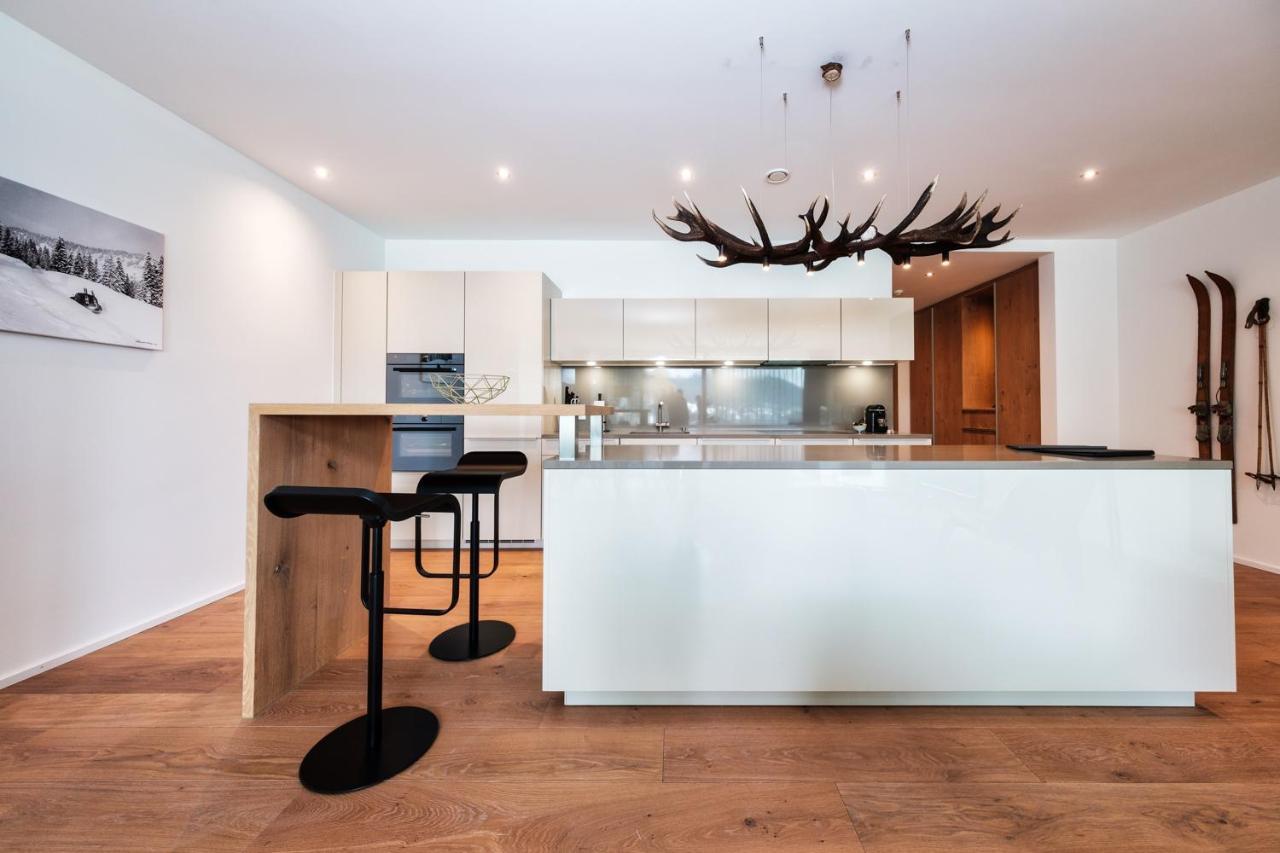 Luxury Panorama Apartment With Alpengold Spa Access Davos Kültér fotó